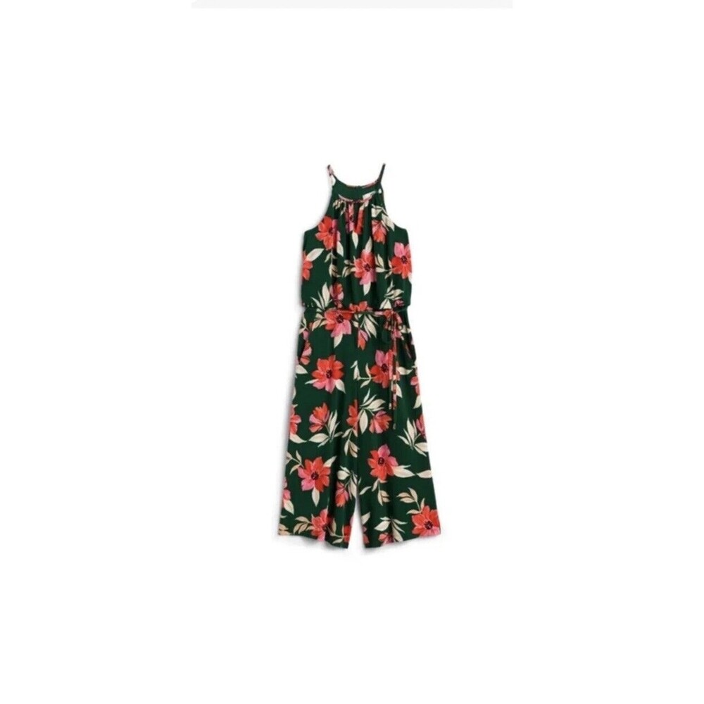 Maggy London Lottie Knit Crop Sleeveless Jumpsuit  Size 4
